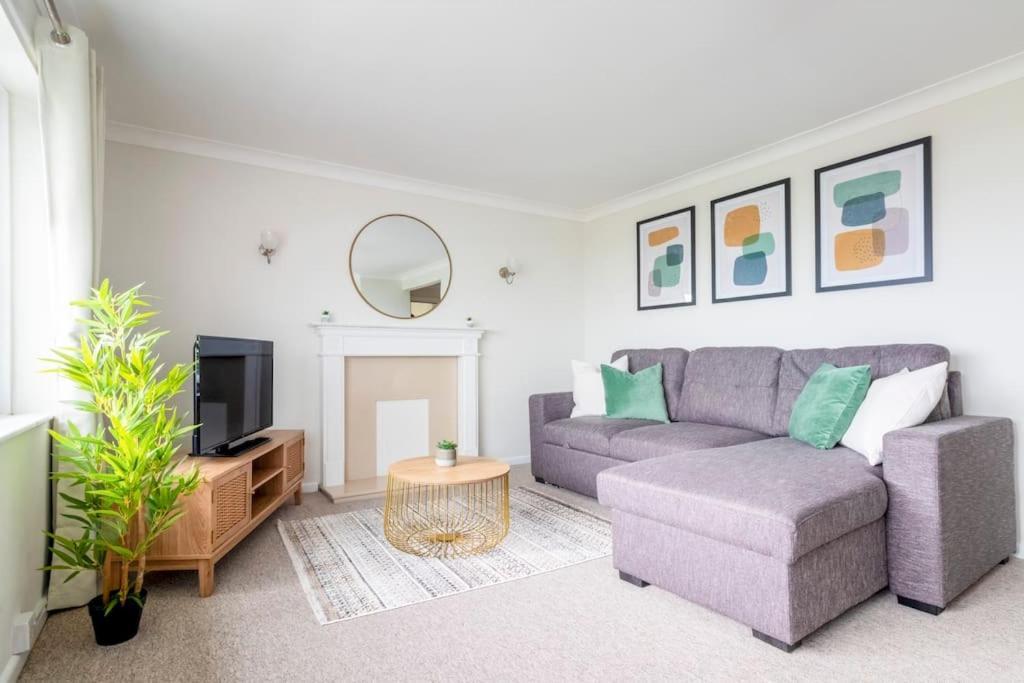 Panoramic Sea View Apartment Sleeps 4-Free Parking Bournemouth Ngoại thất bức ảnh
